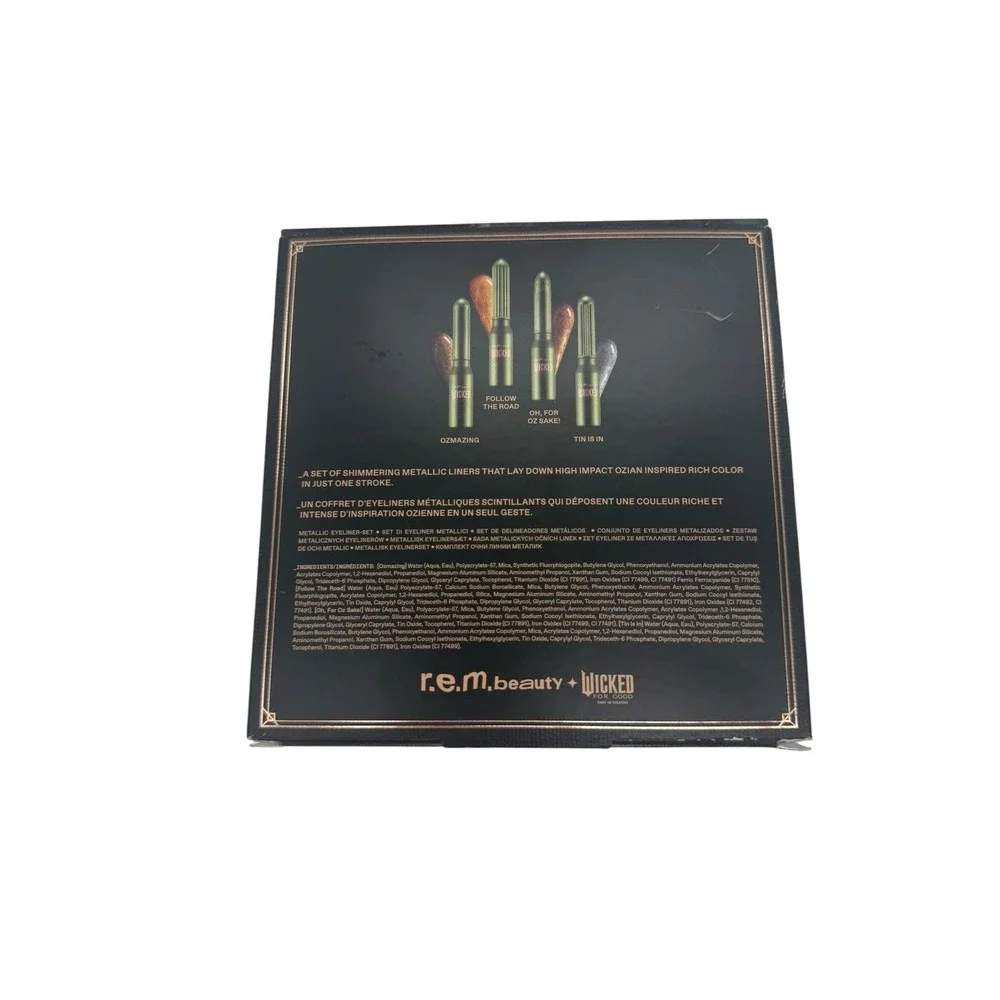 R.E.M. BEAUTY x Wicked: For Good Emerald City Metallic Eyeliner Set *NEW*